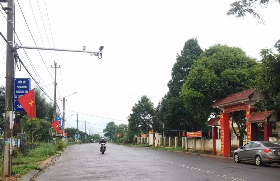 Một góc buôn Tring, phường An Lạc. Ảnh: Hoàng Hồng