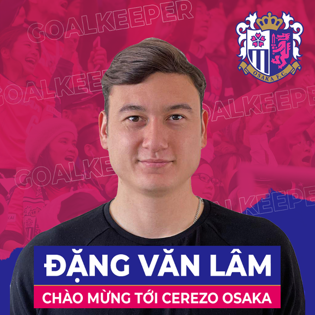 Đặng Văn Lâm vẫn chưa thể sang Nhật Bản khoác áo Cerezo Osaka. Đặng Văn Lâm vẫn chưa thể sang Nhật Bản khoác áo Cerezo Osaka.