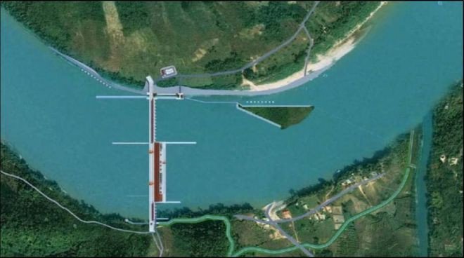  Dự án đập thủy điện Sanakham tại Lào - Ảnh: MRC