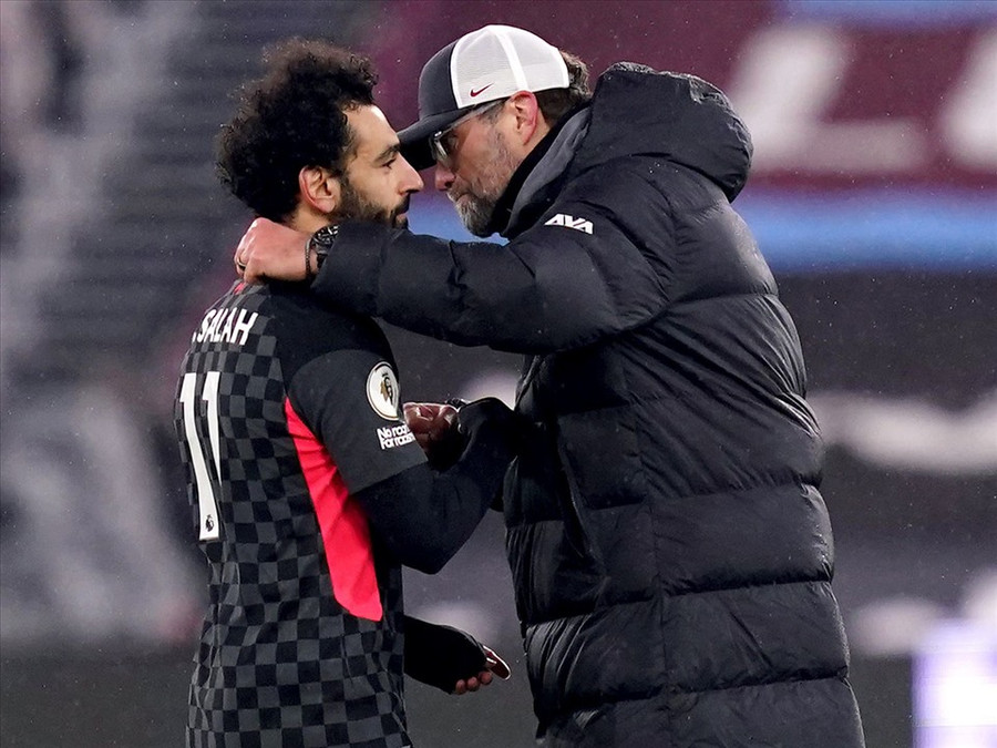 Cùng sự cạn kiệt về ý tưởng của Jurgen Klopp đã khiến các cầu thủ Liverpool sa sút cả về tinh thần lẫn thể lực, ảnh hưởng đến kết quả. Ảnh: AFP