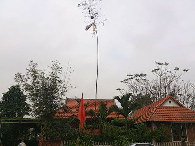 Thông thường, mồng 7 tháng Giêng sẽ hạ nêu - Ảnh: Trương Điện Thắng Thông thường, mồng 7 tháng Giêng sẽ hạ nêu - Ảnh: Trương Điện Thắng