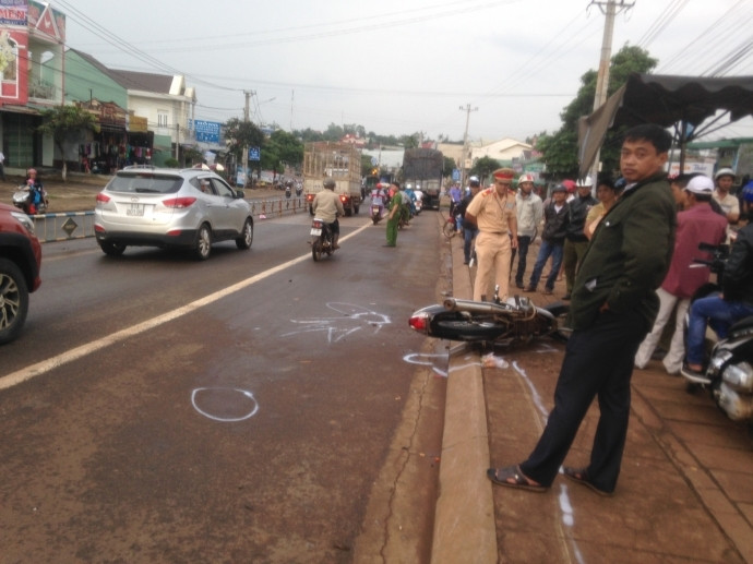 Một vụ tai nạn giao thông tại huyện Đak Đoa. Ảnh Internet