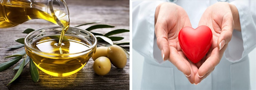 Dầu ô liu tốt cho tim mạch và giảm nguy cơ đột quỵ. Đồ họa: Hồng Nhật