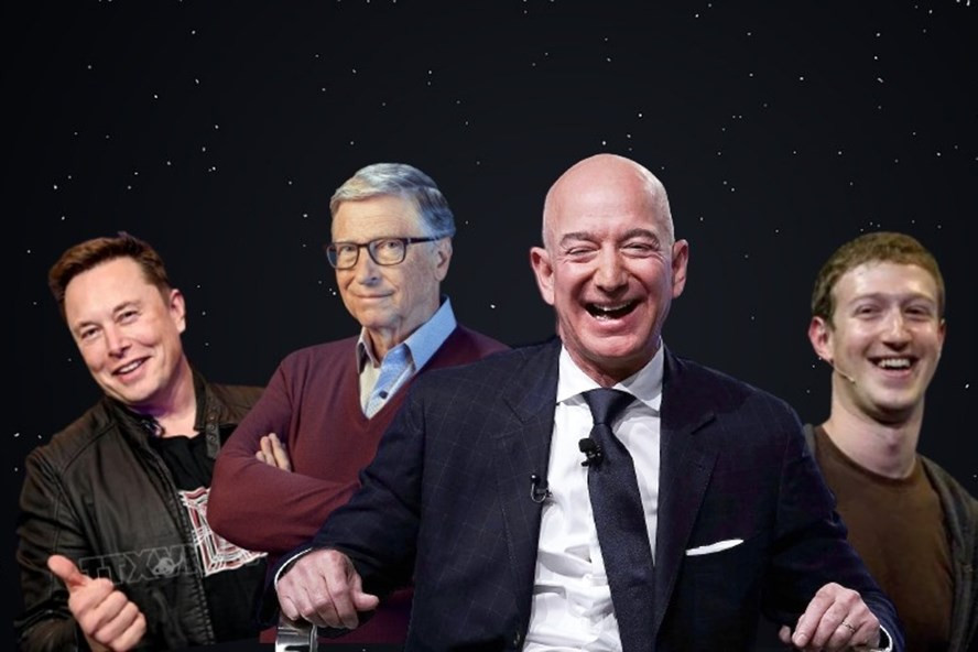 Khối tài sản của các tỉ phú ngày càng tăng bất chấp cuộc khủng hoảng COVID-19. Đồ hoạ: Trà My