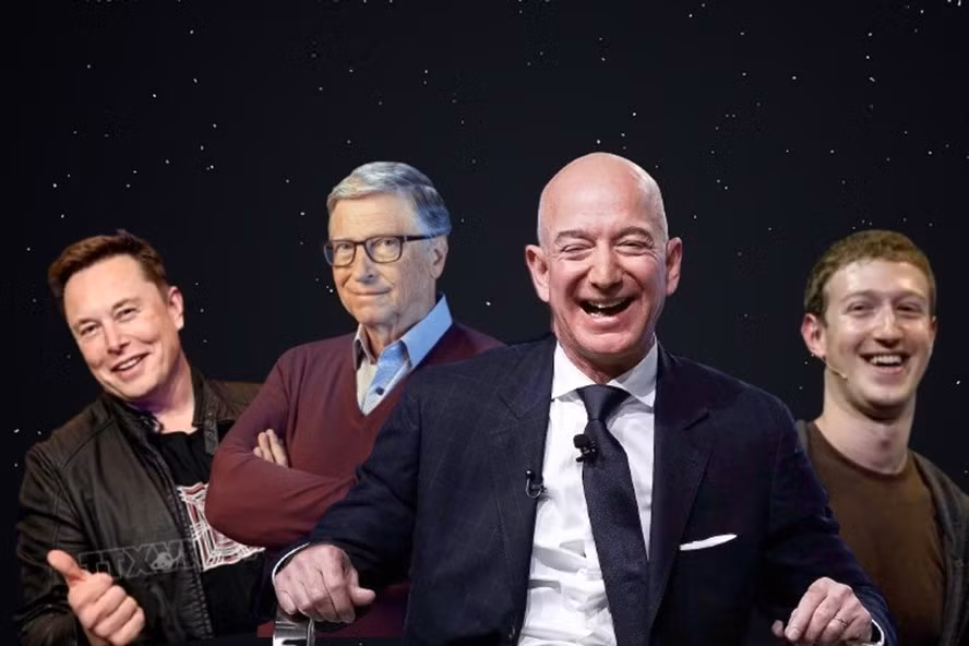 Khối tài sản của các tỉ phú ngày càng tăng bất chấp cuộc khủng hoảng COVID-19. Đồ hoạ: Trà My