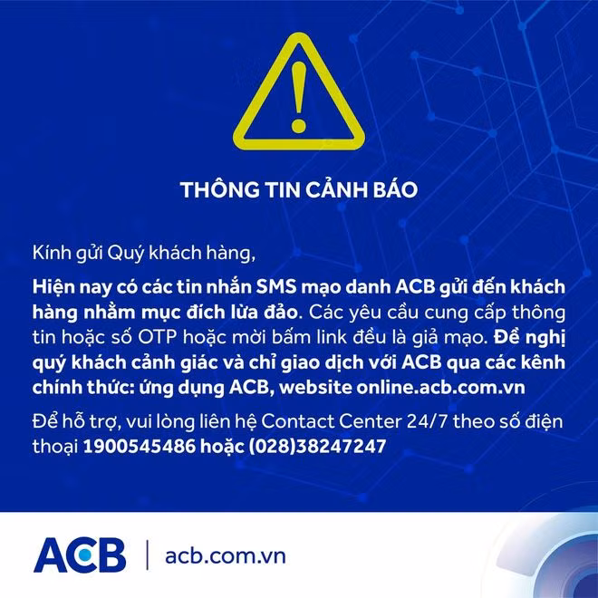 Nhiều ngân hàng cảnh báo khách hàng về thủ đoạn lừa đảo tin nhắn giả mạo ngân hàng - Ảnh: TX Nhiều ngân hàng cảnh báo khách hàng về thủ đoạn lừa đảo tin nhắn giả mạo ngân hàng - Ảnh: TX