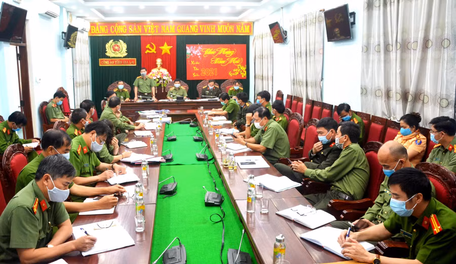 Toàn cảnh cuộc họp. Ảnh: Hữu Trường