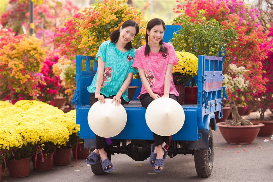 Được biết, hình ảnh này cũng nằm trong MV Tết sang - một sáng tác của nhạc sĩ Nguyễn Văn Chung dành tặng cho Nam Em. Bài hát mang giai điệu rộn ràng phù hợp với những ngày đầu năm mới, đặc biệt gói ghém những cảm xúc của những người con xa quê, sau một năm vất vả bôn ba chỉ mong quay về nhà sum vầy, dành thời gian cho gia đình và gửi gắm những điều tốt đẹp cho nhau.