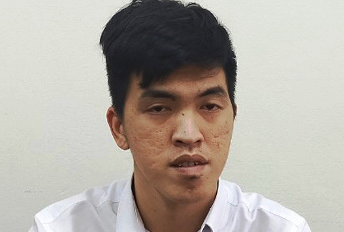  Trần Quốc Thái tại cơ quan công an