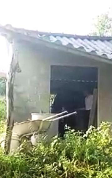 Nhà kho nơi phát hiện xác nạn nhân.