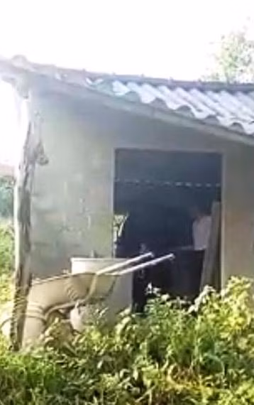 Nhà kho nơi phát hiện xác nạn nhân.