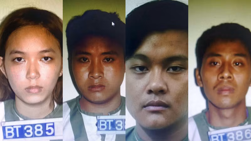 Nhóm 4 đối tượng bị bắt giữ