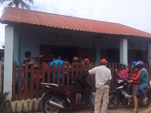 Hiện trường vụ việc.