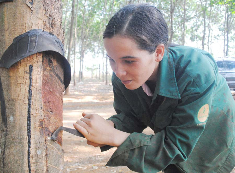 Chị Siu Một là điển hình vượt khó làm giàu trong công nhân. Ảnh: H.Đ.T Chị Siu Một là điển hình vượt khó làm giàu trong công nhân. Ảnh: H.Đ.T