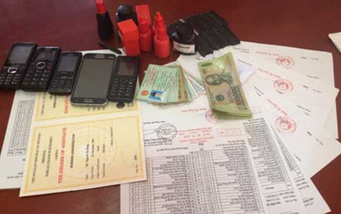 Tang vật của vụ án. Tang vật của vụ án.