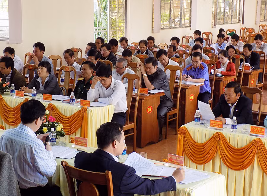 Các đại biểu dự hội nghị. Ảnh: T.N