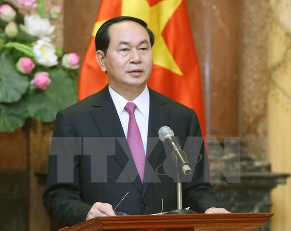 Chủ tịch nước Trần Đại Quang.