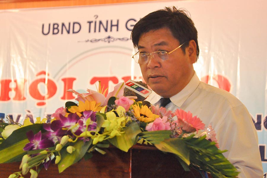 Ông Kpa Thuyên-Phó Chủ tịch UBND tỉnh phát biểu khai mạc Hội thảo. Ảnh: Trần Dung Ông Kpa Thuyên-Phó Chủ tịch UBND tỉnh phát biểu khai mạc Hội thảo. Ảnh: Trần Dung