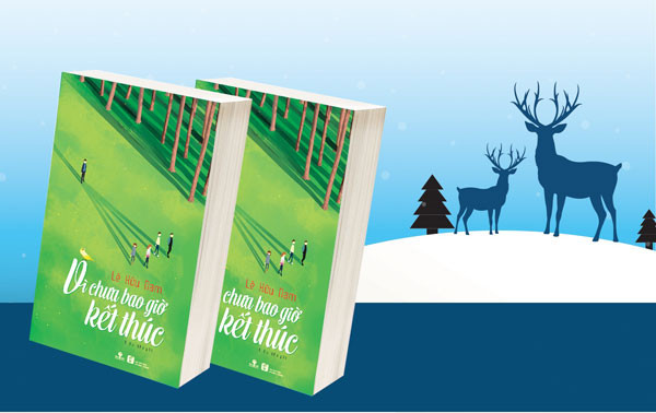 Bìa sách Vì chưa bao giờ kết thúc. Bìa sách Vì chưa bao giờ kết thúc.