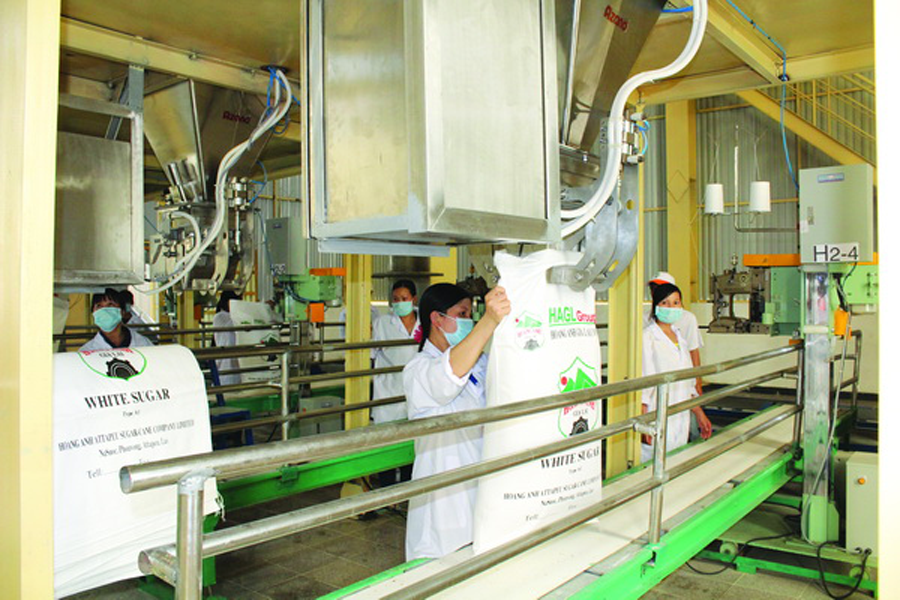 Nhà máy mía đường Hoàng Anh Attapeu. Ảnh: K.N.B Nhà máy mía đường Hoàng Anh Attapeu. Ảnh: K.N.B