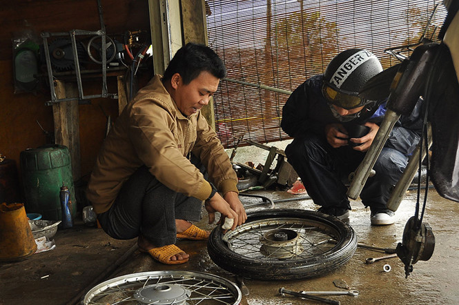 Công việc hàng ngày của Hoàng.