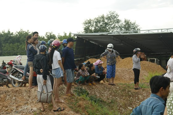 Hiện trường nơi phát hiện thi thể  Hiện trường nơi phát hiện thi thể