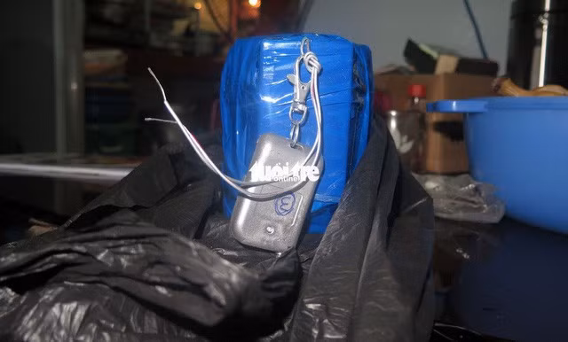 Chất nổ được nhóm khủng bố chế tạo bị công an thu giữ