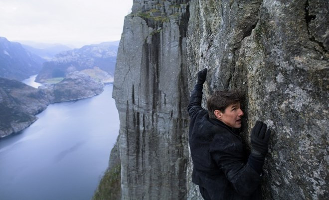 Tom Cruise tự mình đóng các cảnh mạo hiểm trong Mission: Impossible - Fallout (Nguồn: Paramount)  Tom Cruise tự mình đóng các cảnh mạo hiểm trong Mission: Impossible - Fallout (Nguồn: Paramount)