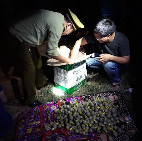 Số lượng pháo bị lực lượng chức năng thu giữ