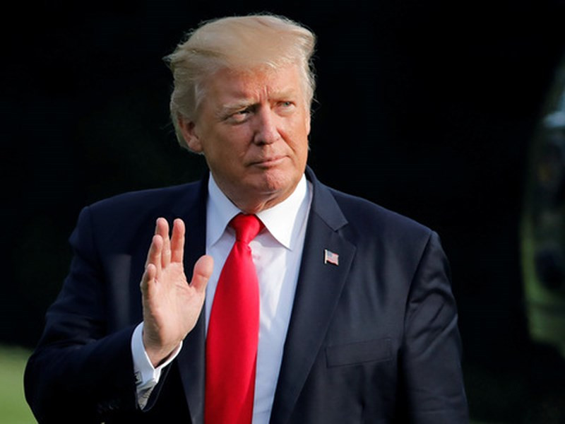 Tổng thống Trump đang đẩy quan hệ Mỹ-Trung vào cuộc chiến lớn. Ảnh: AFP  Tổng thống Trump đang đẩy quan hệ Mỹ-Trung vào cuộc chiến lớn. Ảnh: AFP