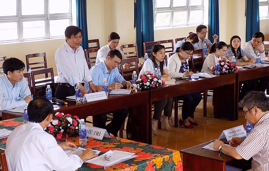 Ban Tuyên giáo Tỉnh ủy giao ban các trung tâm Bồi dưỡng chính trị cấp huyện (9031).