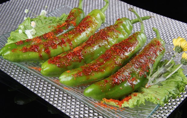 Món ớt xanh nướng nổi tiếng tại đất Quý Châu