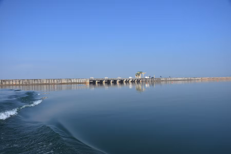 Hồ Thủy điện Sê San 4. Ảnh: Q.T