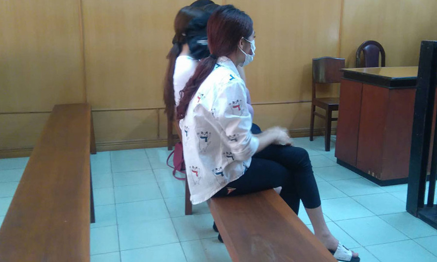 Các bị cáo tại phiên sơm thẩm