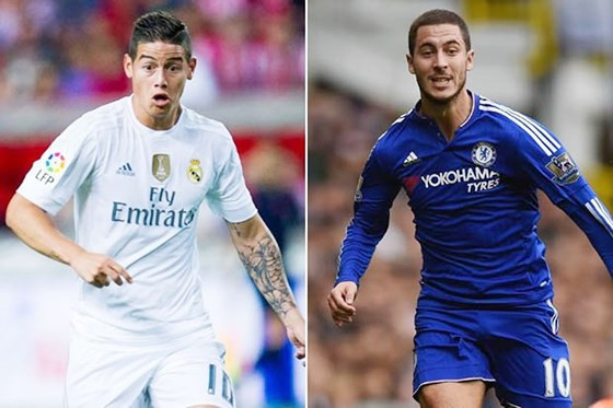 James và Hazard đều muốn đến Real. James và Hazard đều muốn đến Real.