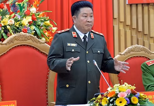 Trung tướng Bùi Văn Thành - một trong 2 Tướng công an bị Bộ Chính trị đề nghị xử lý kỷ luật.