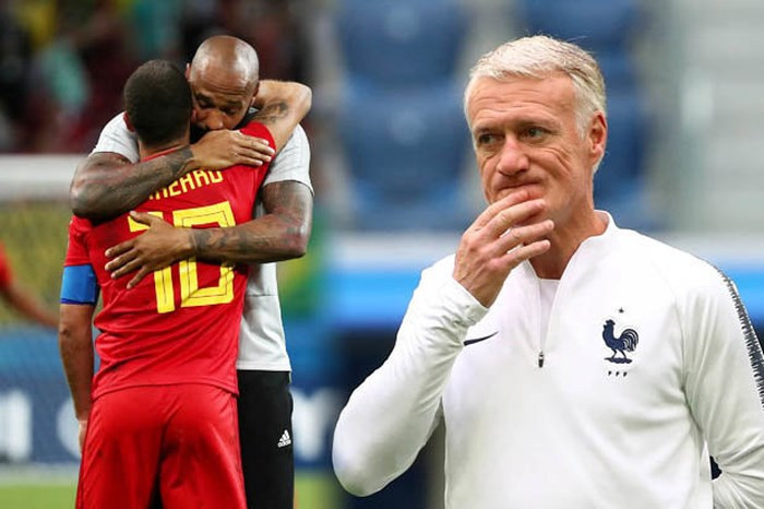 Thierry Henry sẽ đối đầu với đội tuyển quê hương Pháp ở bán kết World Cup 2018. Ảnh: Stars.