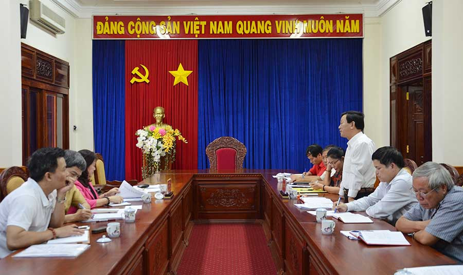 Toàn cảnh buổi làm việc. Ảnh: Phương Linh Toàn cảnh buổi làm việc. Ảnh: Phương Linh