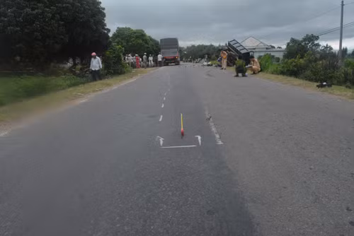 Hiện trường vụ tai nạn