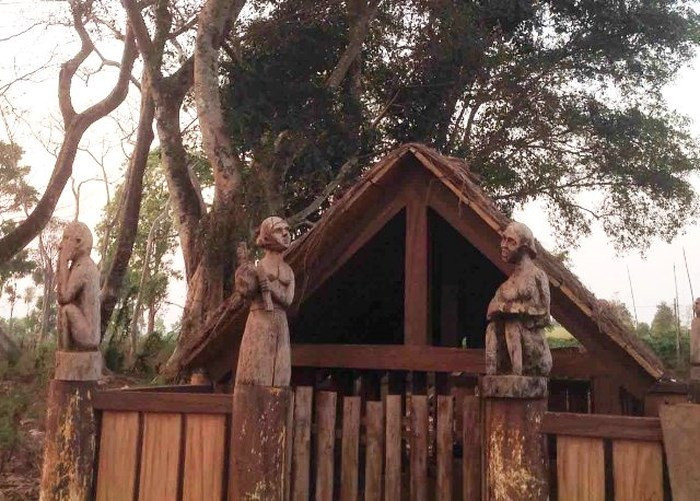 Độc đáo kiến trúc nhà mồ Bahnar. Độc đáo kiến trúc nhà mồ Bahnar.