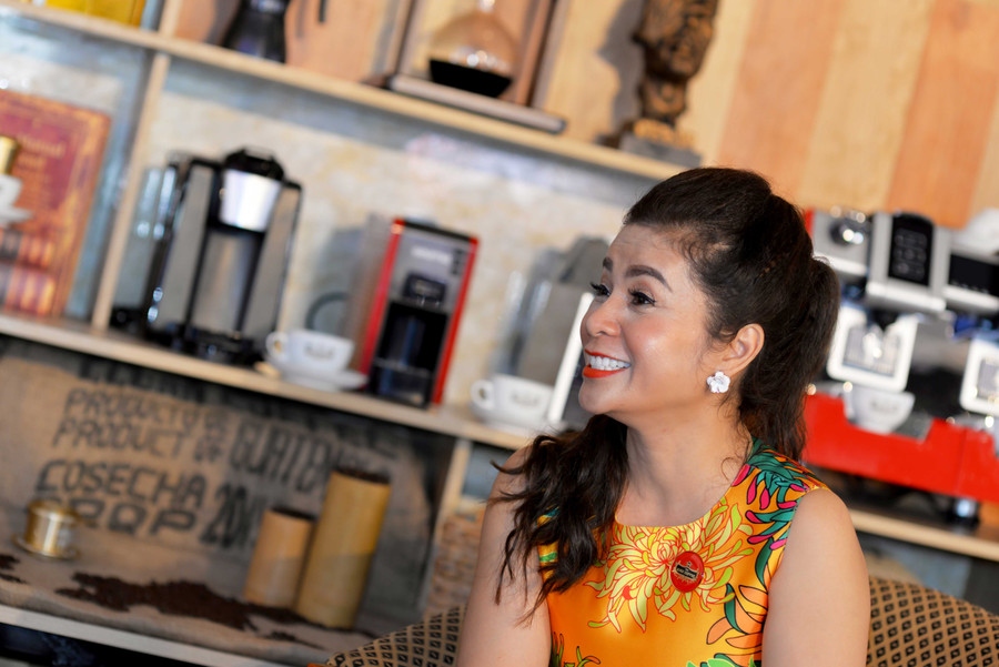 "Nữ hoàng" cà phê Lê Hoàng Diệp Thảo. Ảnh: Minh Thi Nữ hoàng cà phê Lê Hoàng Diệp Thảo. Ảnh: Minh Thi