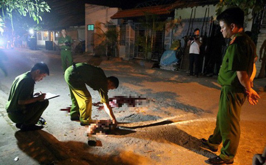  Hiện trường một vụ chém người - Ảnh minh họa