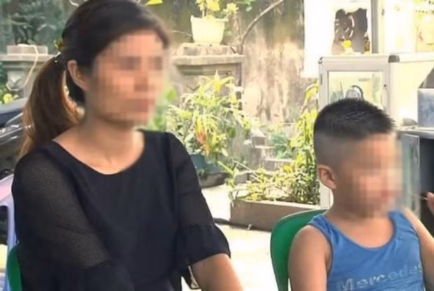  Chị Vũ Thị Hương và cháu M.