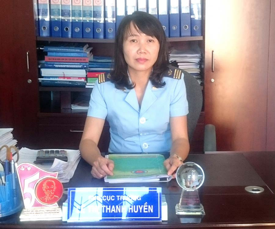  Bà Lê Thị Thanh Huyền-Phó Cục trưởng Cục Hải quan Gia Lai-Kon Tum. Ảnh: H.D