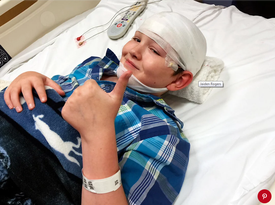 Cậu bé Jaiden - ảnh: PEOPLE Cậu bé Jaiden - ảnh: PEOPLE