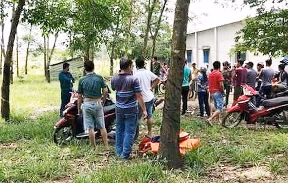 Hiện trường phát hiện thi thể