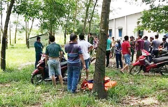 Hiện trường phát hiện thi thể Hiện trường phát hiện thi thể