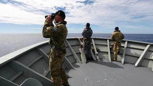  Hải quân Australia nỗ lực tìm kiếm manh mối của máy bay Malaysia ở Nam Ấn Độ Dương