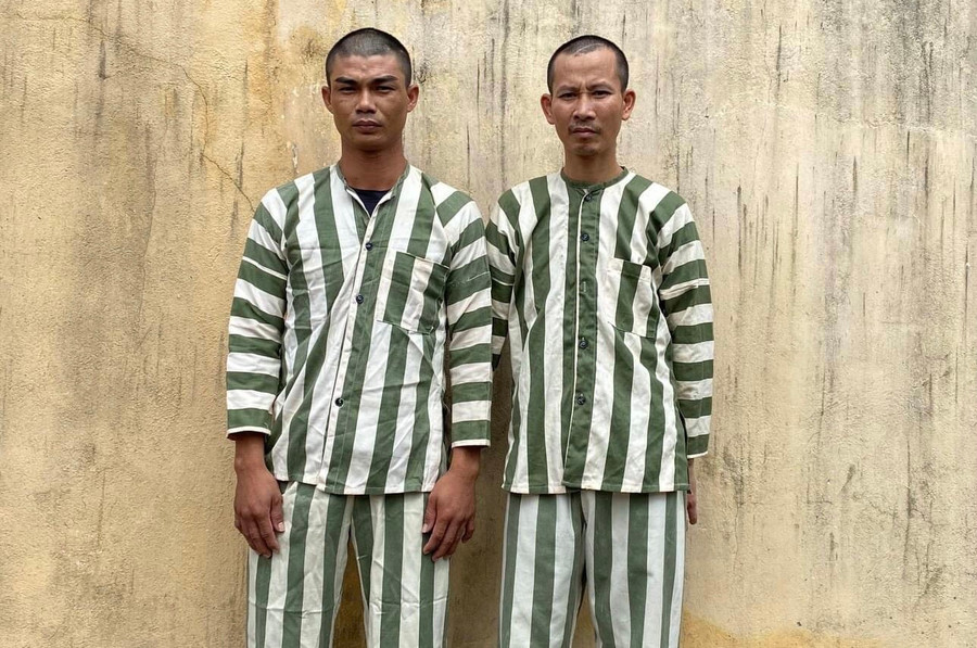 2 đối tượng Quốc (trái) và Độ hiện đã bị khởi tố