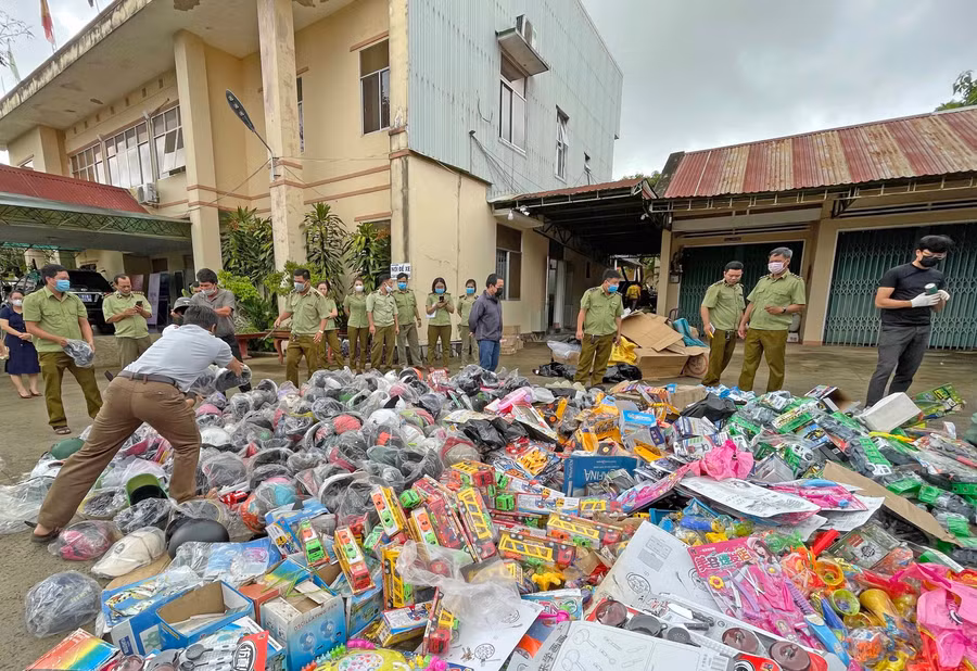 Các vi phạm chủ yếu là hàng lậu, hàng giả, hàng kém chất lượng, hàng không rõ nguồn gốc xuất xứ, không đảm bảo an toàn vệ sinh thực phẩm